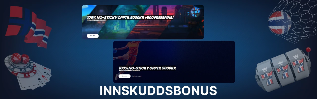 Innskuddsbonus hos lilibet nettcasinoer