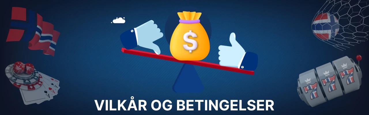 Vilkår og betingelser for lilibet innskuddsbonus