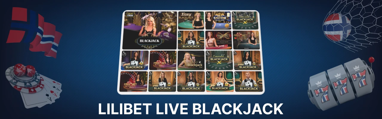 Live blackjack pâ lilibet casino