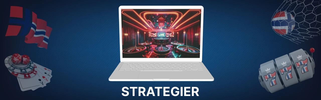 Strategier for live roulette