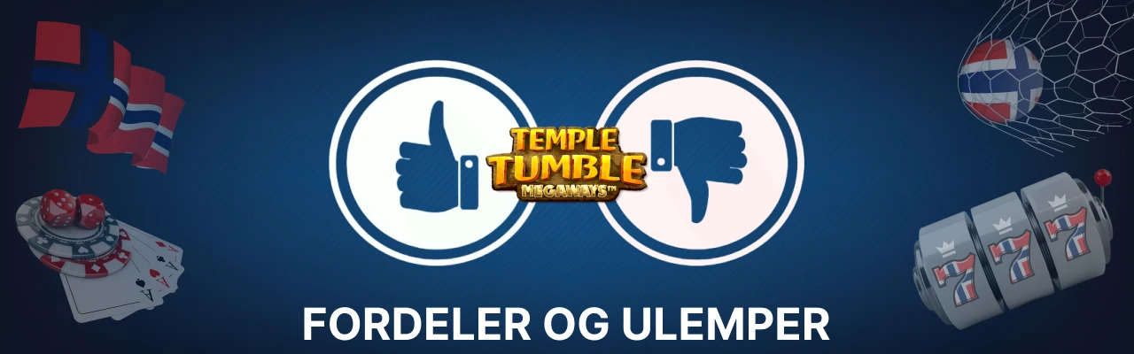 fordeler og ulemper ved temple tumble megaways