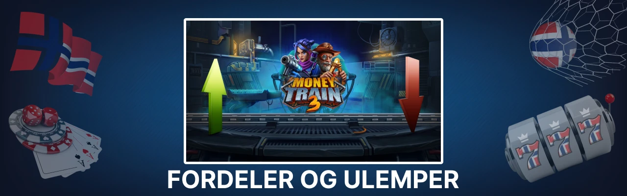 Fordeler og ulemper ved spille money train 3