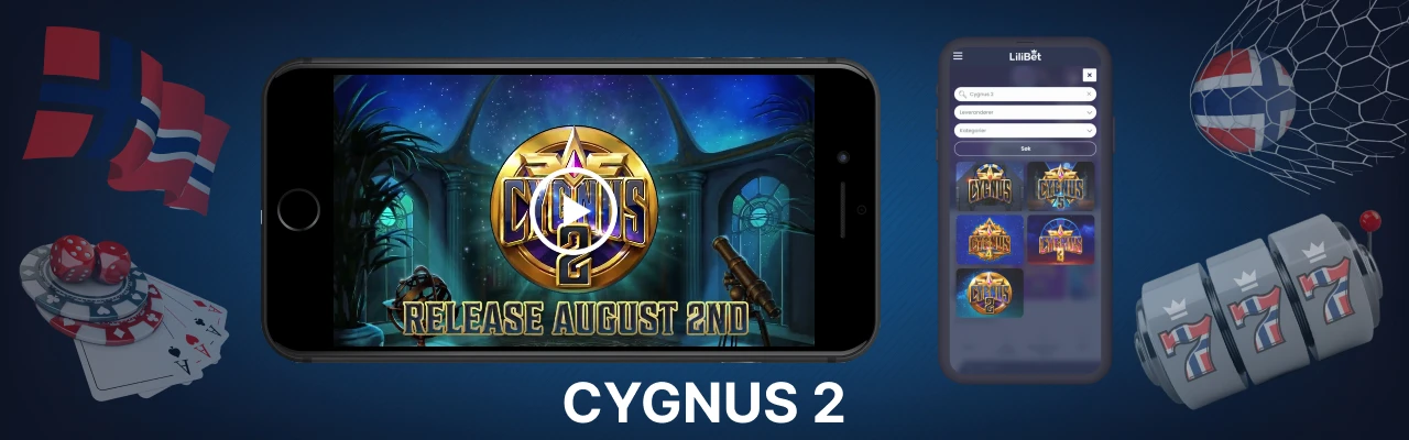 Spilleautomaten cygnus 2 i norge