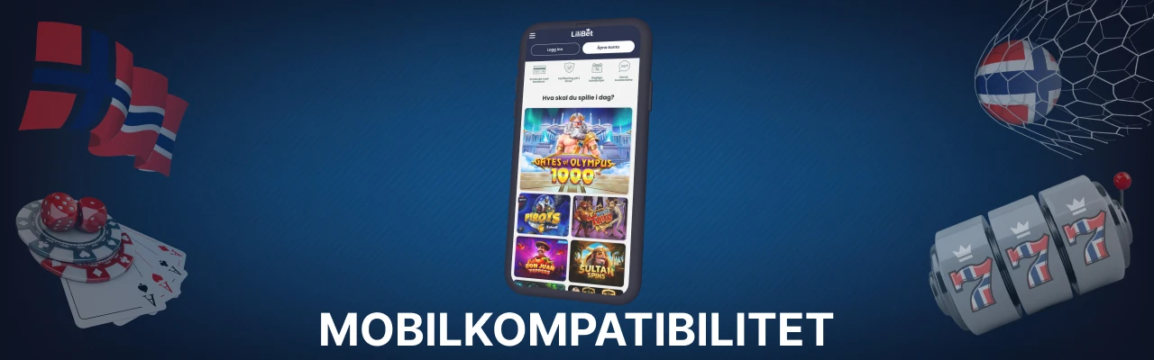 Mobil for lilibet live casino